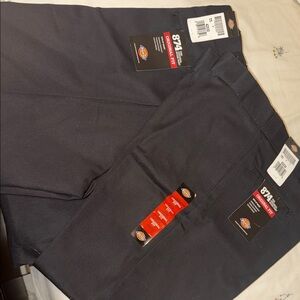 3 Pairs of Dickies 874 Original Fit Work Pants - Black